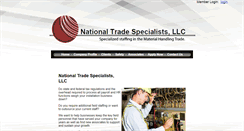 Desktop Screenshot of natspecialists.com